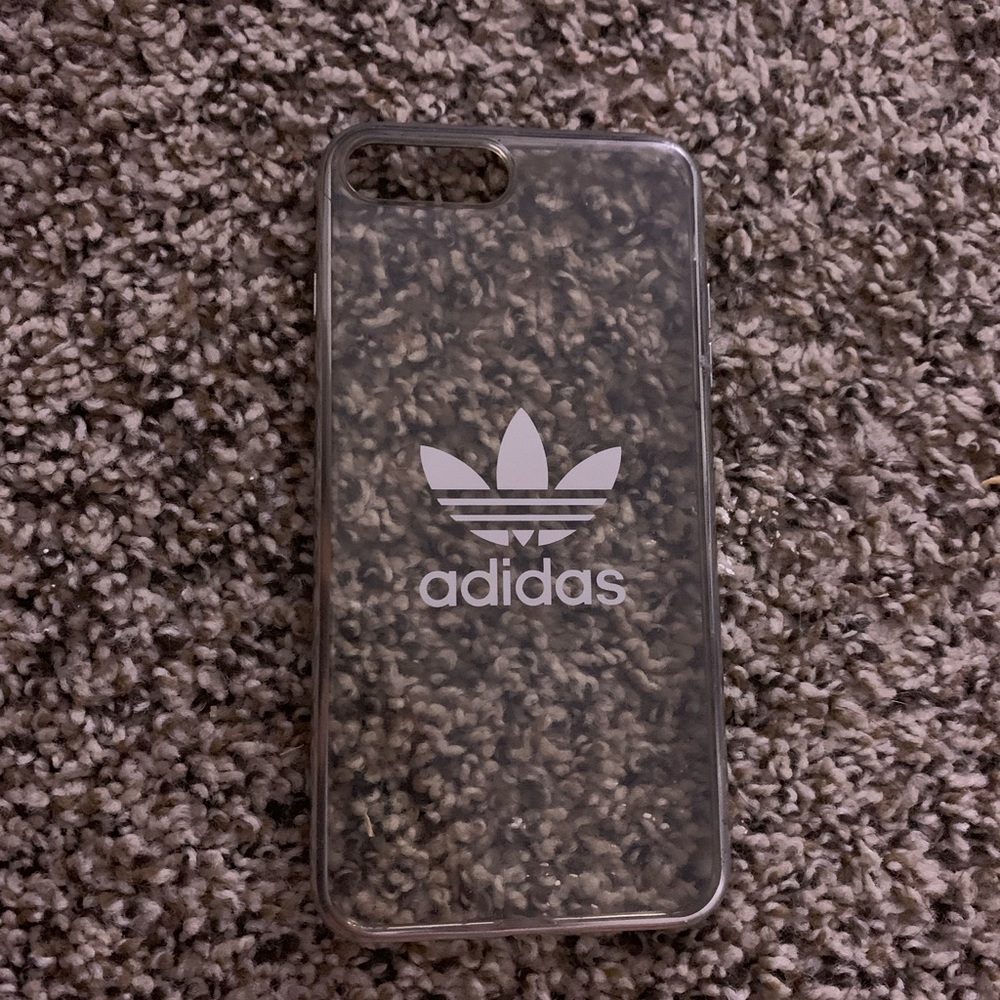 iPhone 8 Plus clear adidas phone case